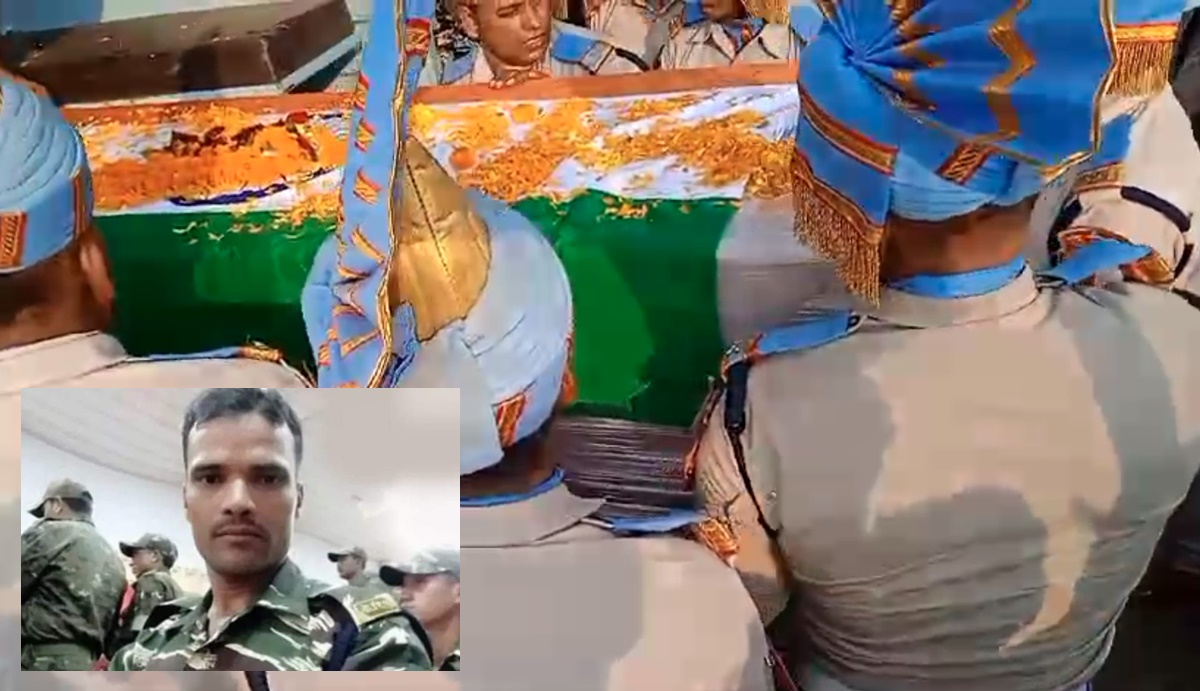 MP के CRPF जवान की हरियाणा में मौत: विधानसभा चुनाव में ड्यूटी के दौरान अचानक आया हार्ट अटैक, तिरंगे में लिपटकर शहडोल पहुंचा पार्थिव शरीर