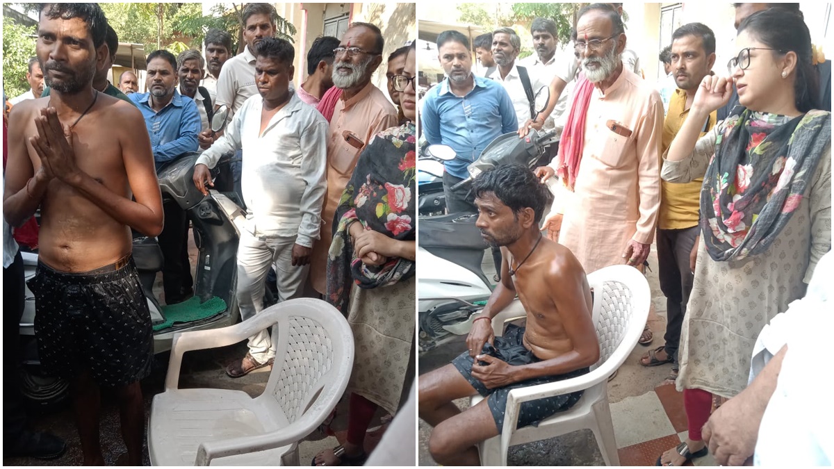 विधायक के भतीजे की शिकायत करना पड़ा महंगा: मिलने लगी धमकी तो तहसील दफ्तर पहुंचकर खुद पर डाला पेट्रोल, तहसीलदार ने बुला ली पुलिस