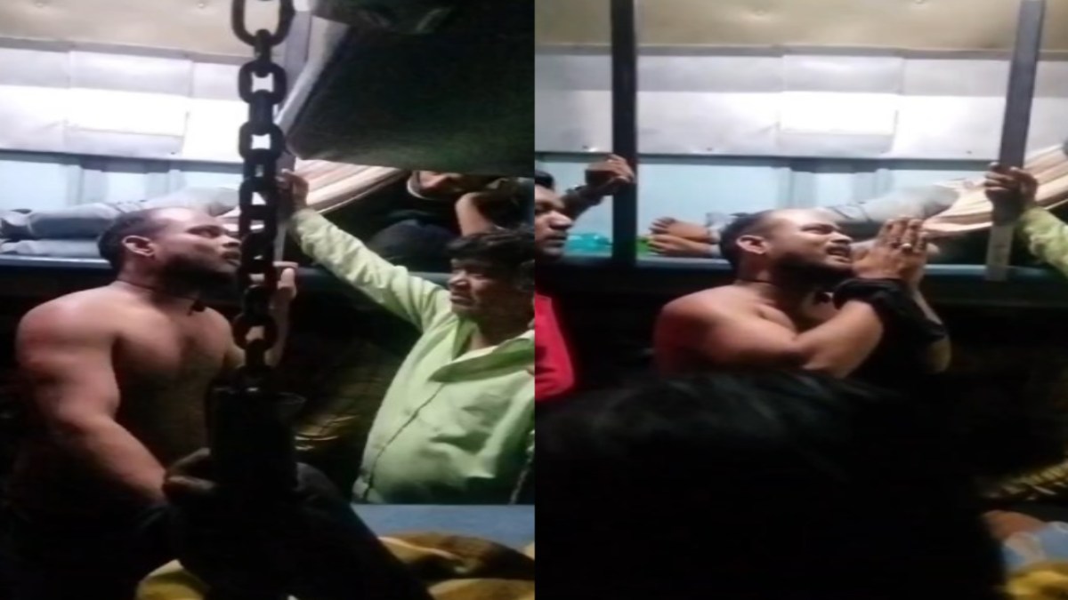 ‘घर में जवान बहन बैठी है चोरी नहीं तो क्या करें’, यात्रियों ने चोर को पकड़कर की धुनाई, चाकू से हमला कर गहने लेकर हुआ फुर्र…