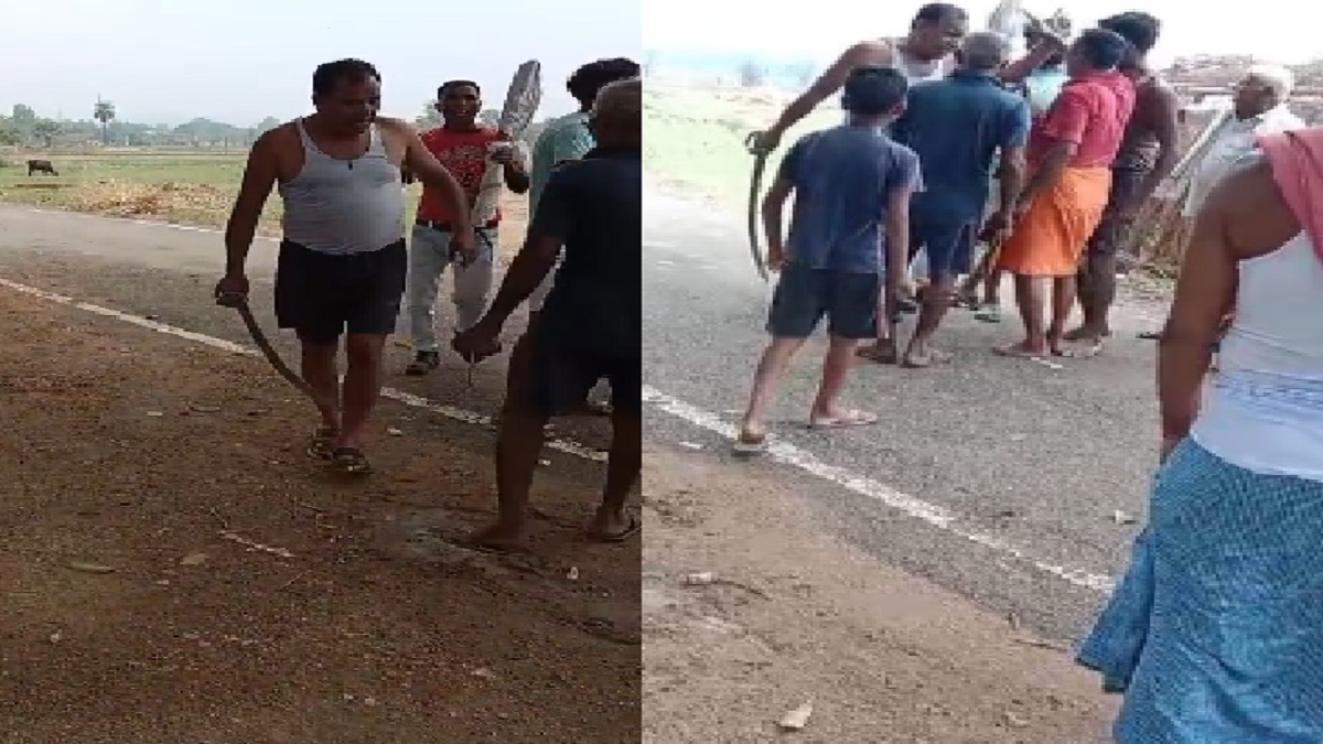 सरकारी जमीन पर कब्जा करने को लेकर दो पक्षों में हुई झड़प, तलवार लहराने का वीडियो आया सामने
