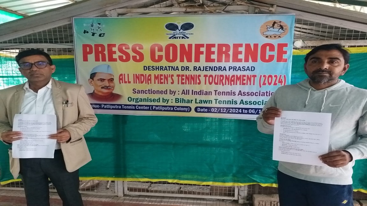पटना में 1 दिसंबर से शुरू होगा राजेंद्र प्रसाद ऑल इंडिया टेनिस टूर्नामेंट का आयोजन, देश के 70 खिलाड़ी लेंगे हिस्सा