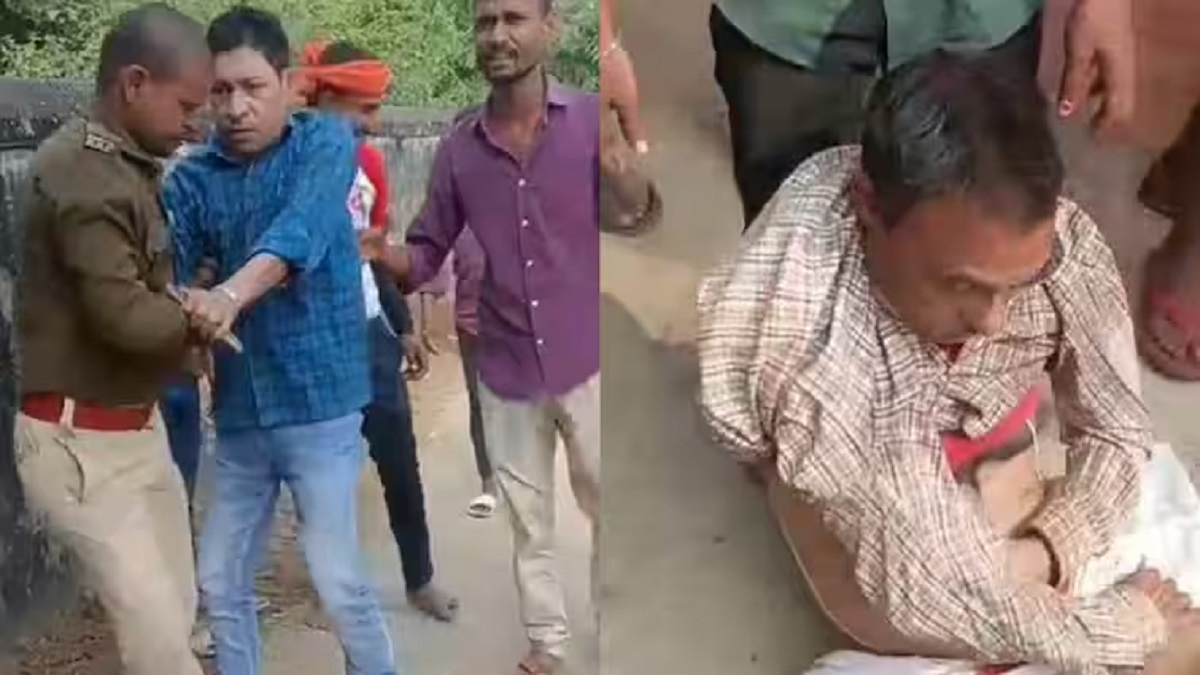 नशे में धुत्त नजर आई बिहार पुलिस! शराबी शिक्षकों को पकड़ने पहुंची थी टीम, ग्रामीणों ने वीडियो बनाकर किया वायरल