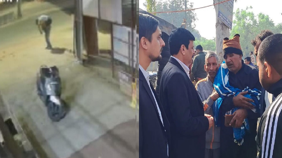 पेशाबकांड के पीड़ित की हत्या : शव कंधे पर लादकर ले गया आरोपी, CCTV कैमरे में हुआ कैद