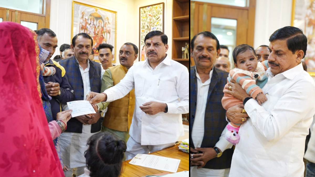 नक्सली हमले में शहीद के परिवार को एक करोड़ की सम्मान राशि, CM डॉ मोहन ने सौंपा चेक, जवान की बहादुरी और बलिदान को सराहा