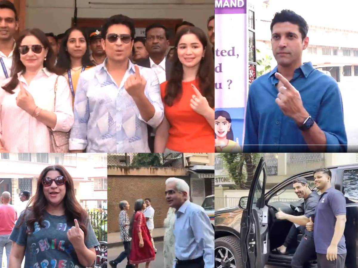 Maharashtra Elections: RBI गवर्नर और सचिन तेंदुलकर ने परिवार के साथ डाला वोट, वोटरों को दिया स्पेशल मैसेज, अक्षय कुमार-फरहान अख्तर समेत कई बॉलीवुड सेलिब्रिटीज ने भी किया मतदान