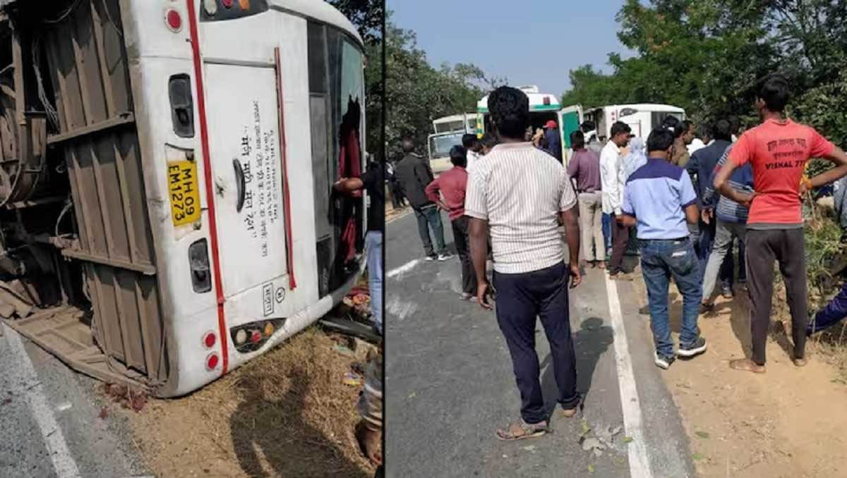 महाराष्ट्र के गोंदिया में बस पलटने से भीषण हादसा, 9 लोगों की मौत, 30 घायल