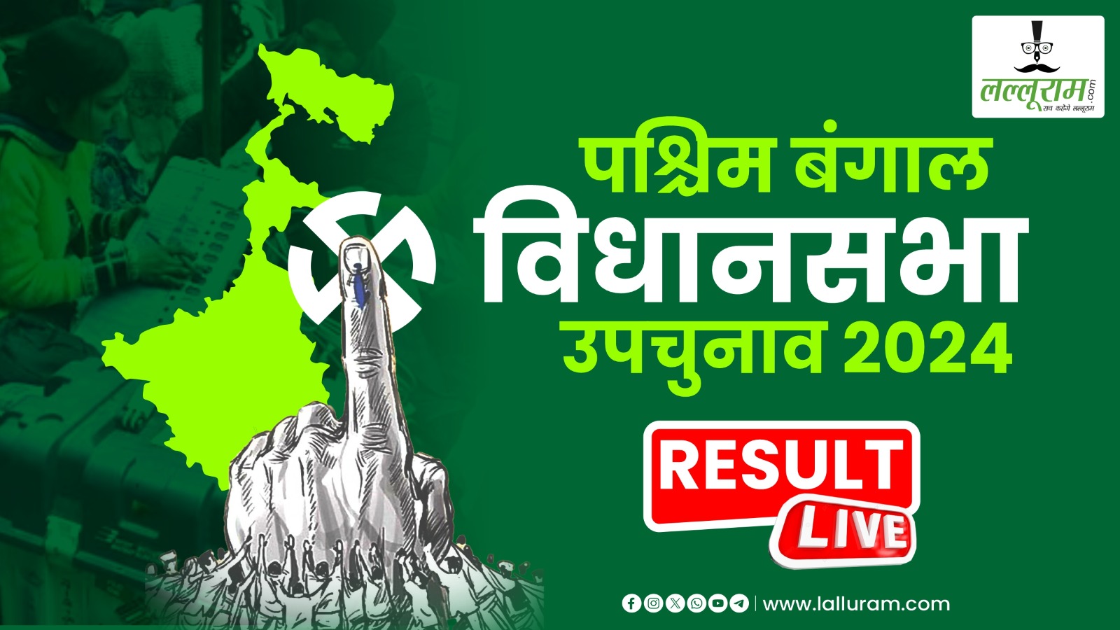 West Bengal By-Election Result 2024 : ममता की TMC ने 6 सीट पर हासिल की जीत