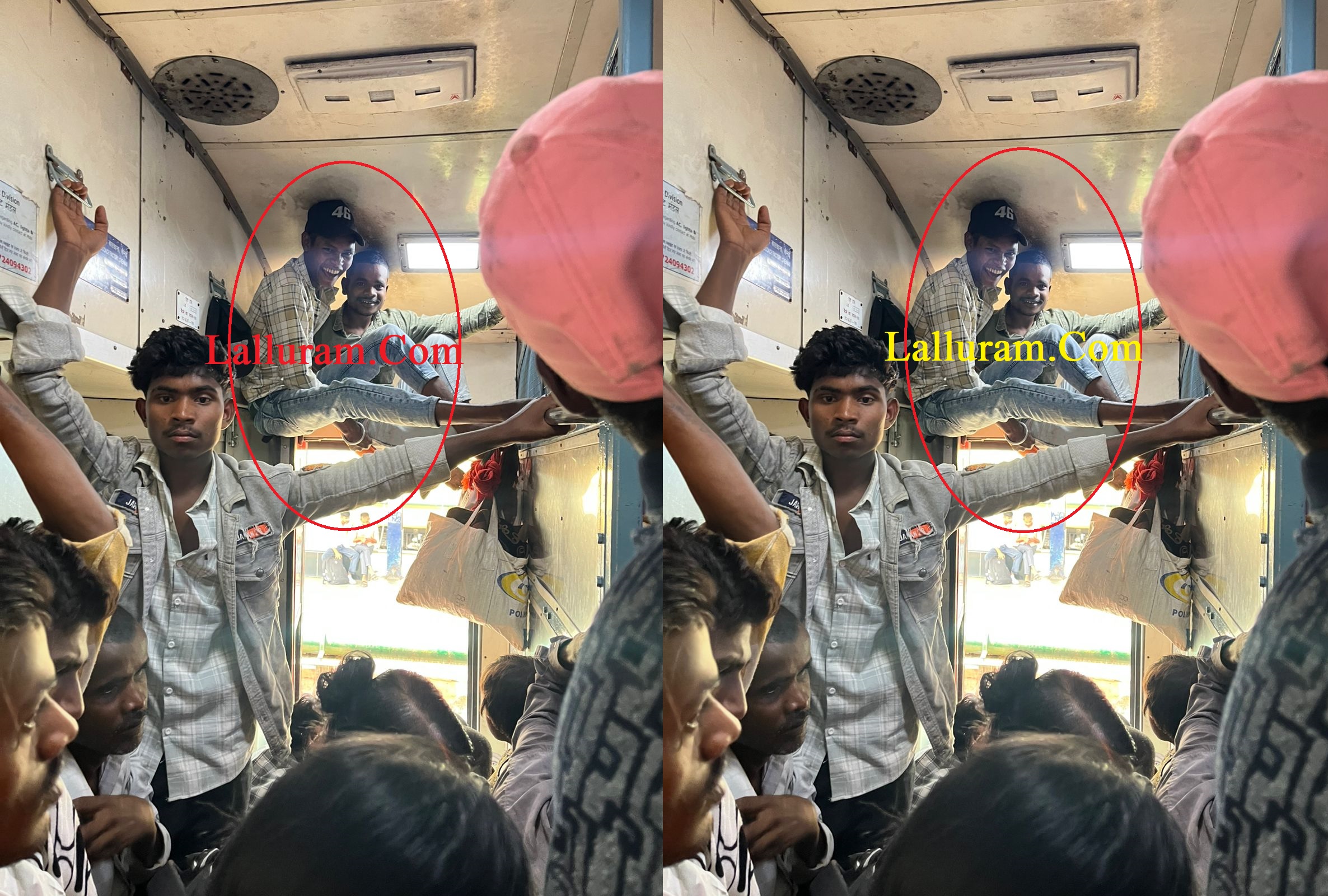 छत्तीसगढ़ से गुजरने वाली ट्रेनों में यात्रियों की भारी भीड़, दरवाजे के ऊपर बैठकर यात्रा करने को मजबूर यात्री, देंखे Video