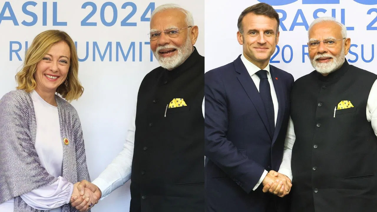 G20 Summit : G20 समिट में PM मोदी ने मैक्रों से मिले गले, मेलोनी के साथ लगाए ठहाके ,कई बड़े नेताओं से की द्विपक्षीय वार्ता