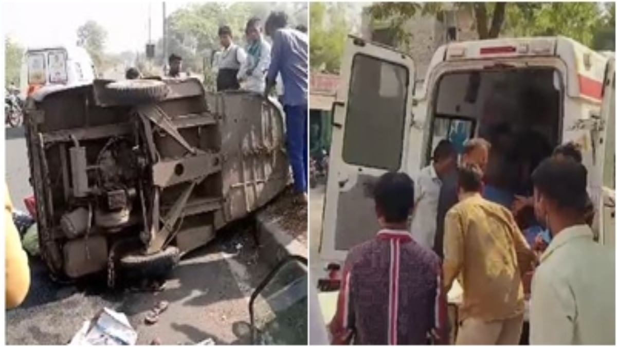 सड़क हादसे में दो की मौत: अनियंत्रित होकर पलटा ऑटो, दो महिलाओं ने मौके पर तोड़ा दम 
