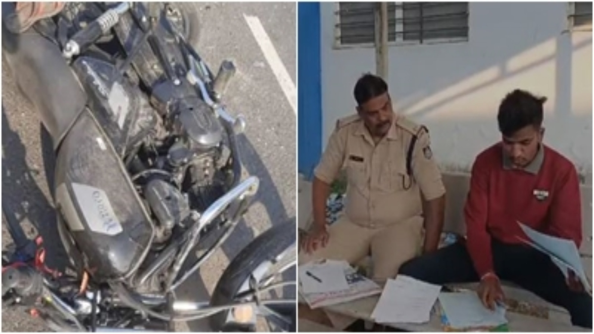 सड़क हादसे में पिता-पुत्र की मौत, अज्ञात वाहन ने मारी टक्कर, बाइक की सर्विसिंग करवाकर लौट रहे थे घर