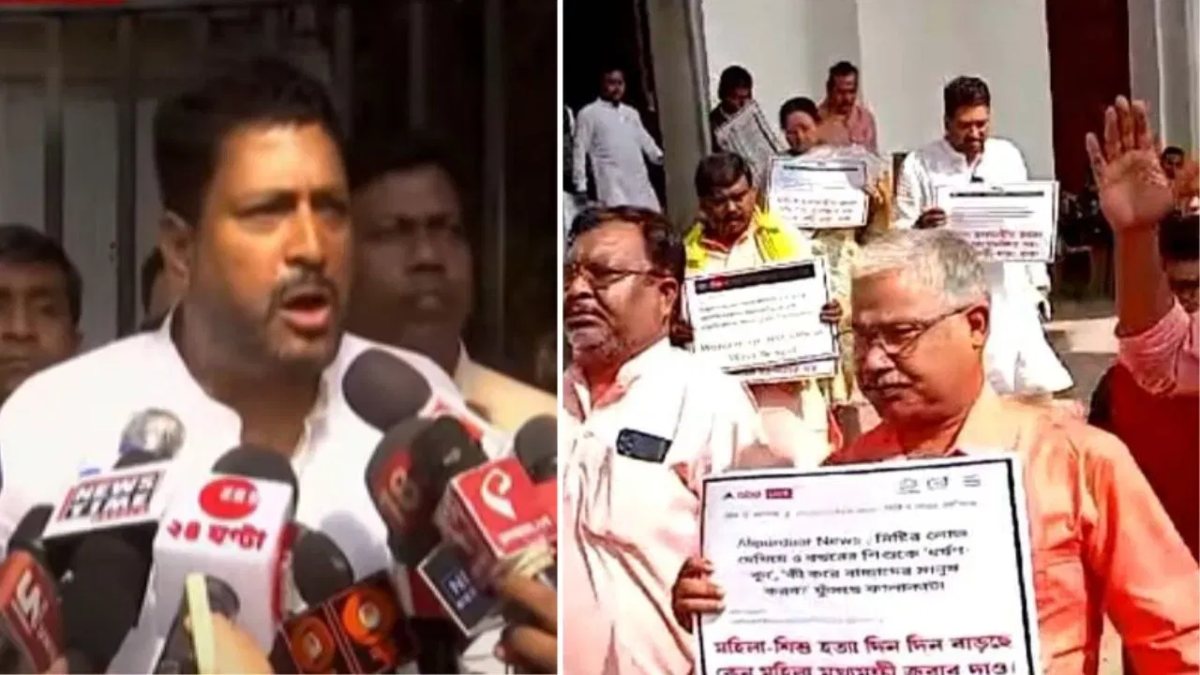 राहुल गांधी के बाद अब BJP महिला MLA का माइक बंद, बंगाल विधानसभा में बोलते समय हुआ माइक बंद, बीजेपी विधायकों का हंगामा; वॉकआउट- BJP Woman MLA Mic Switched Off