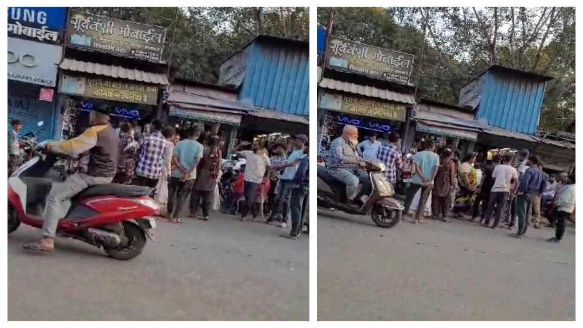 बीच बाजार पारदी समुदाय के दो गुटों में विवाद, घंटों चले लाठी-डंडे फिर भी पुलिस को नहीं लगी भनक, वीडियो वायरल
