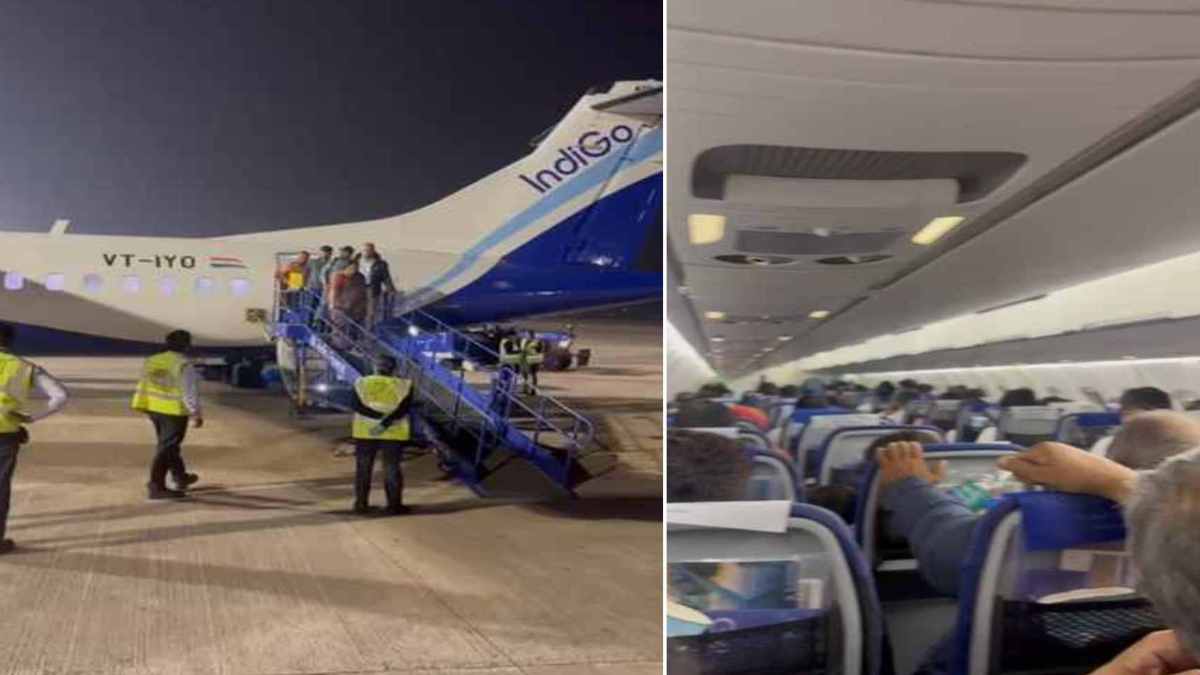 रायपुर एयरपोर्ट में इंडिगो की फ्लाइट में आई तकनीकी खराबी, यात्री परेशान, देखें VIDEO…