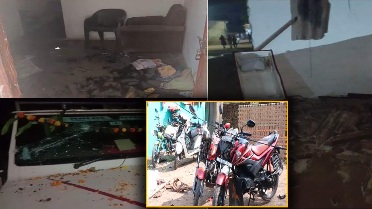 राजधानी में दिवाली की रात मचा बवाल: दो पक्षों में जमकर मारपीट, बदमाशों ने घर में लगाई आग, घरवालों ने भागकर बचाई जान, गाड़ियों को भी किया चकनाचूर