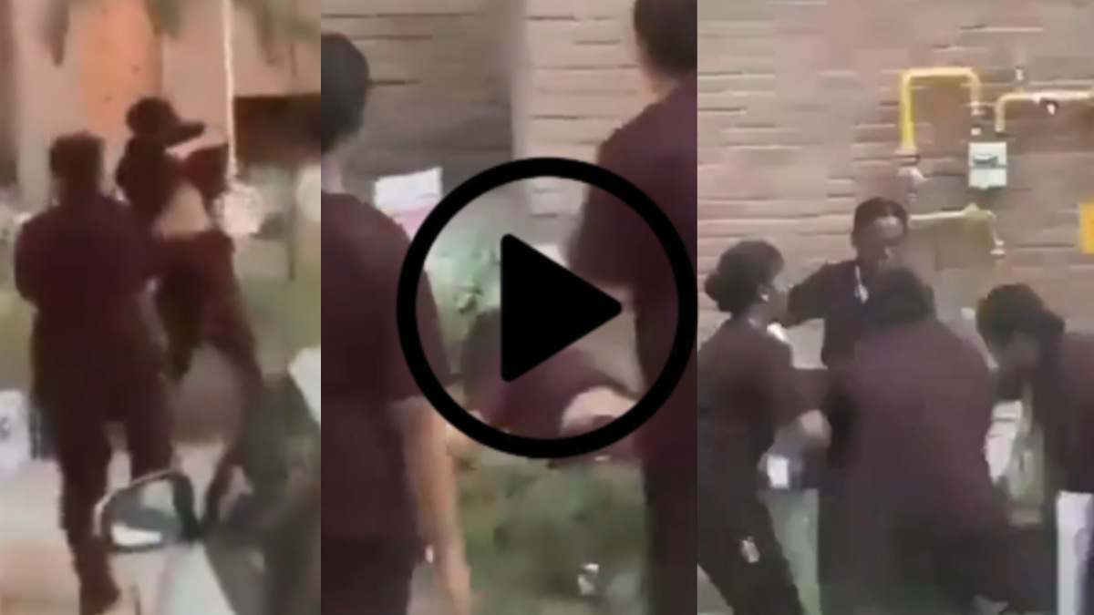Sharda University में छात्राओं में भयंकर मारपीट, एक दूसरे के बाल और कपड़े खींचे, जमीन पर भी पटका, Video वायरल