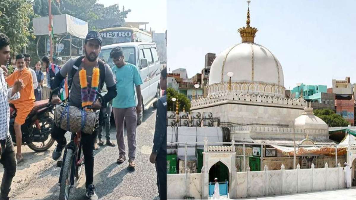 छत्तीसगढ़ से अजमेर शरीफ दरगाह के लिए साइकिल से रवाना हुआ युवक, 15 दिनों में 1350 किमी सफर पूरा करने का रखा लक्ष्य