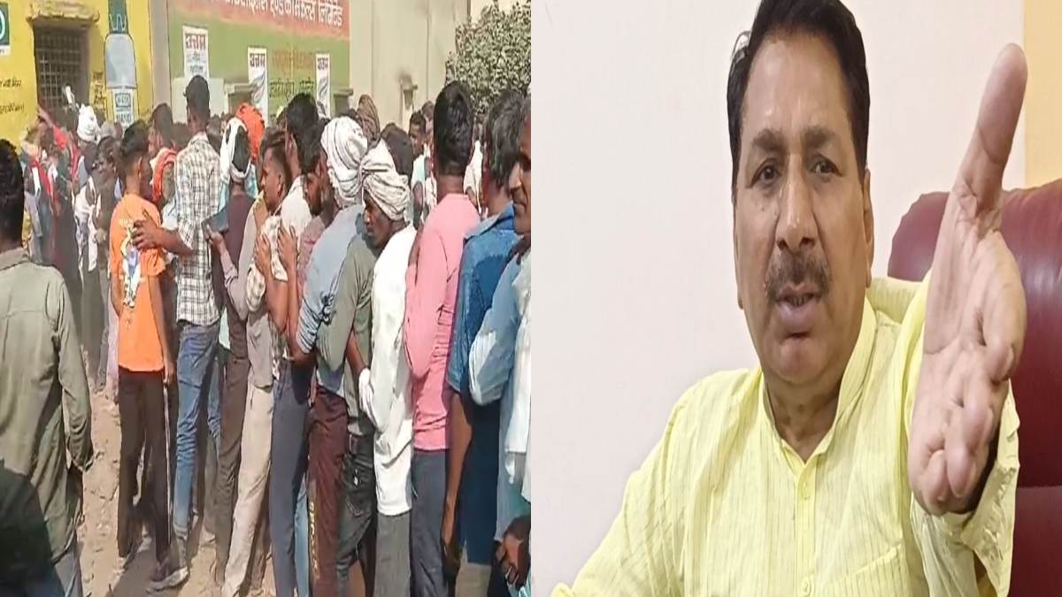 खाद की किल्लत और झूठा ‘सिस्टम’: सुबह से कतार में लग रहे किसान, फिर भी नहीं मिल रहा उर्वरक, कृषि मंत्री एंदल सिंह कंसाना जी ये कैसी व्यवस्था?