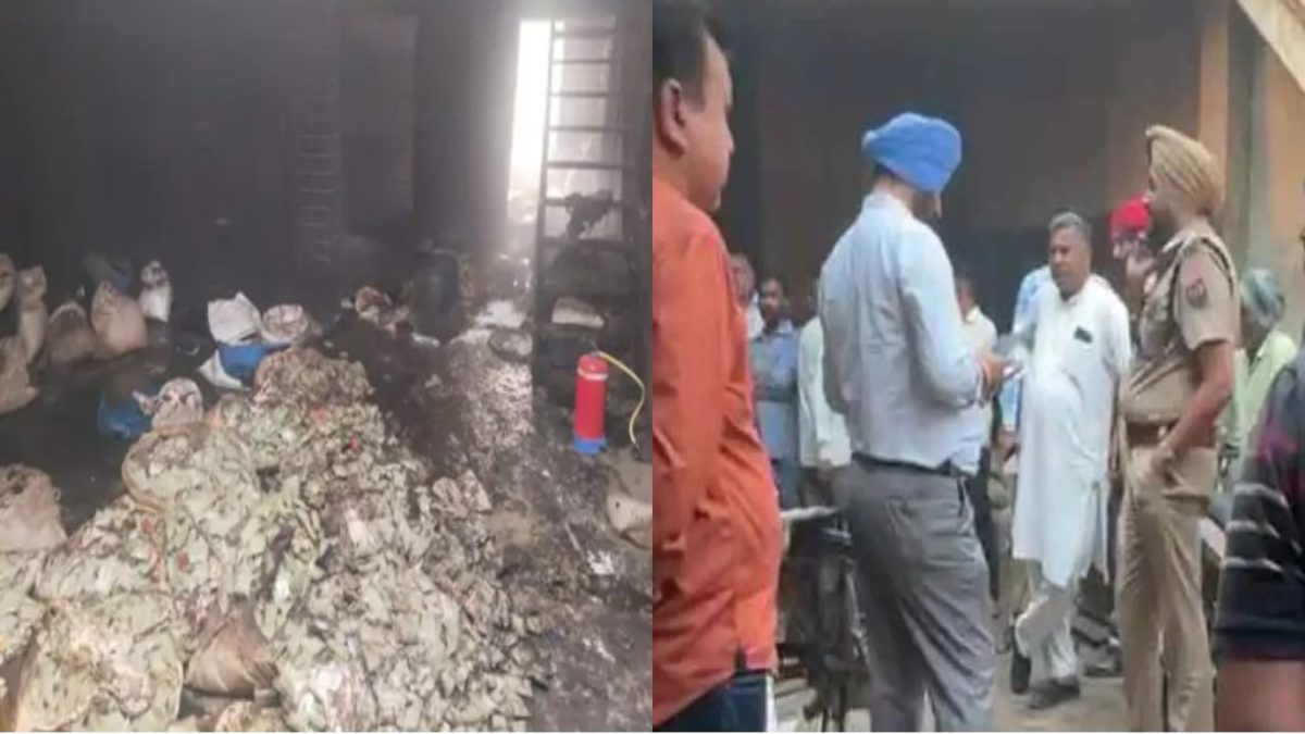 मेहंदी फैक्ट्री में जोरदार धमाके के बाद लगी आग, तीन महिलाएं झुलसी