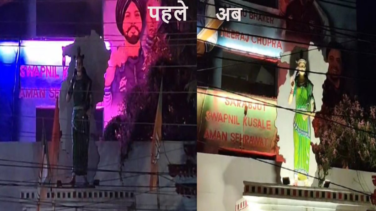 खबर का असर : लल्लूराम डॉट कॉम के खबर पर कलेक्टर ने लिया संज्ञान, रौशन हुई छत्तीसगढ़ महतारी की प्रतिमा …