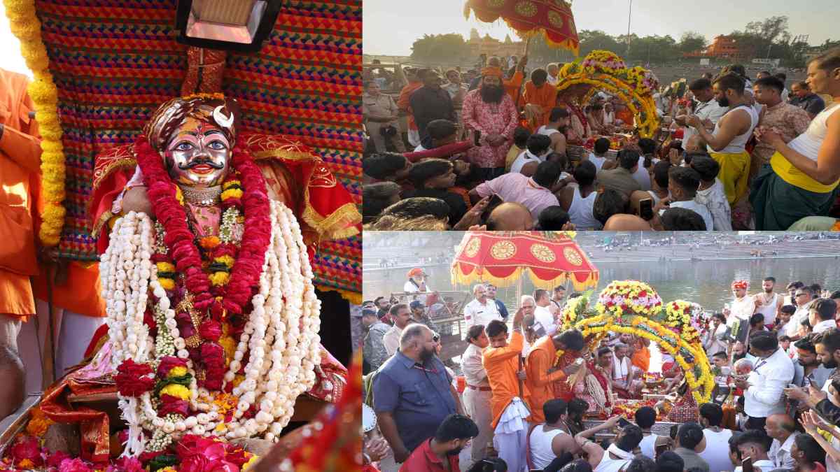 कार्तिक मास में निकली बाबा महाकाल की सवारी, जाना प्रजा का हाल, भक्तों का उमड़ा हुजूम