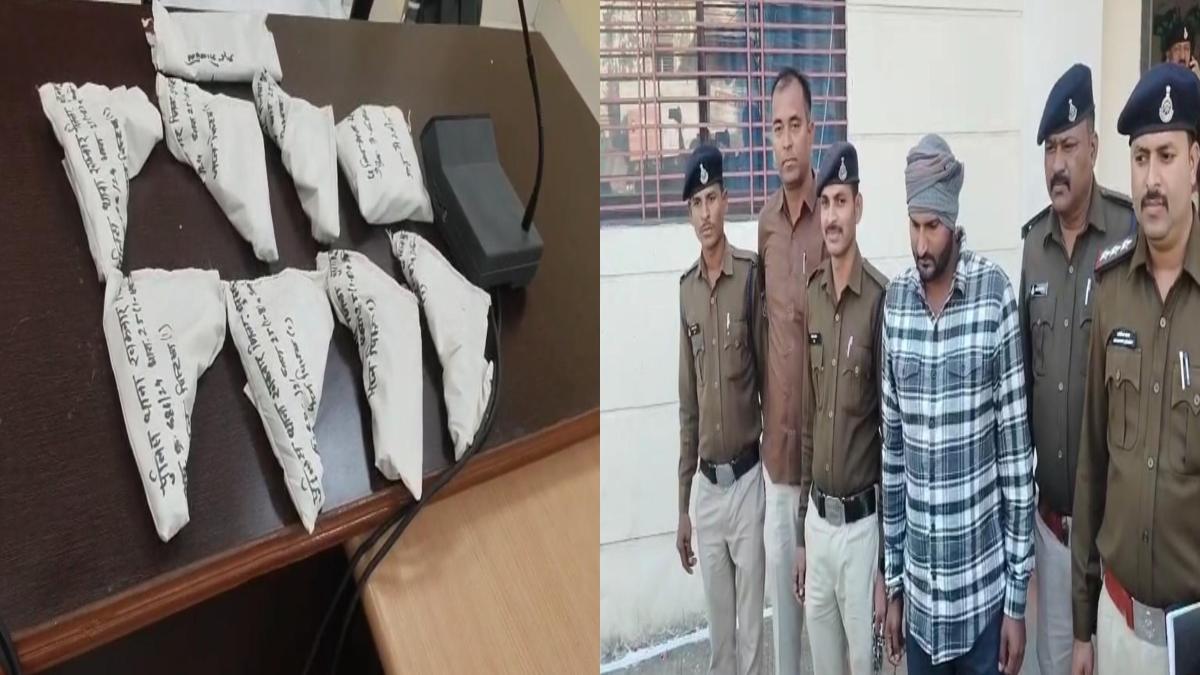 MP CRIME: पुलिस के हत्थे चढ़ा अंतरराज्यीय हथियार तस्कर, 7 देशी पिस्टल और 6 मेग्जिन जब्त