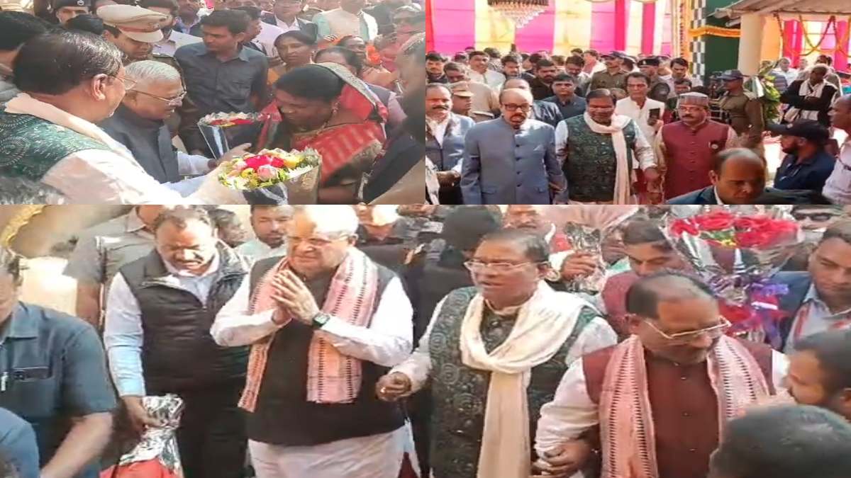कांग्रेस नेता की पोती से भाजपा नेता के बेटे ने रचाई शादी: वर-वधु को आर्शीवाद देने पहुंचे MP-CG के राज्यपाल, सीएम विष्णुदेव साय समेत कई दिग्गज भी हुए शामिल