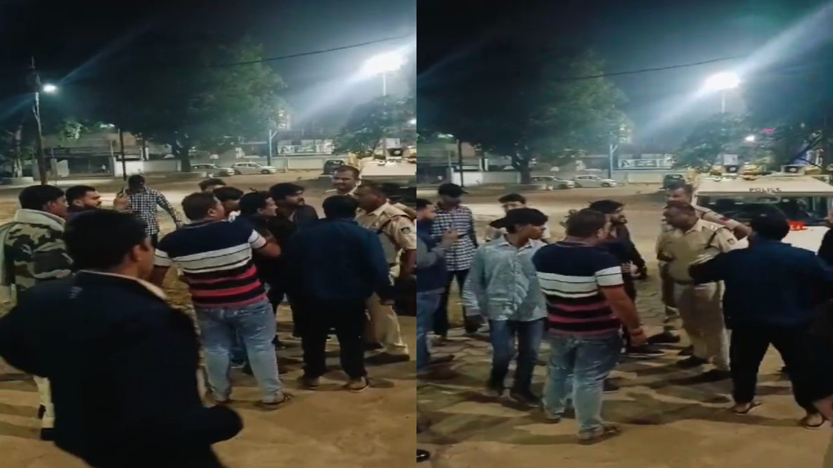 भाजपा नेताओं की गुंडई तो देखिए… थाना परिसर के अंदर पुलिसकर्मियों पर जमकर बरसाई गालियां, अब बना रहे ये बहाना, VIDEO VIRAL