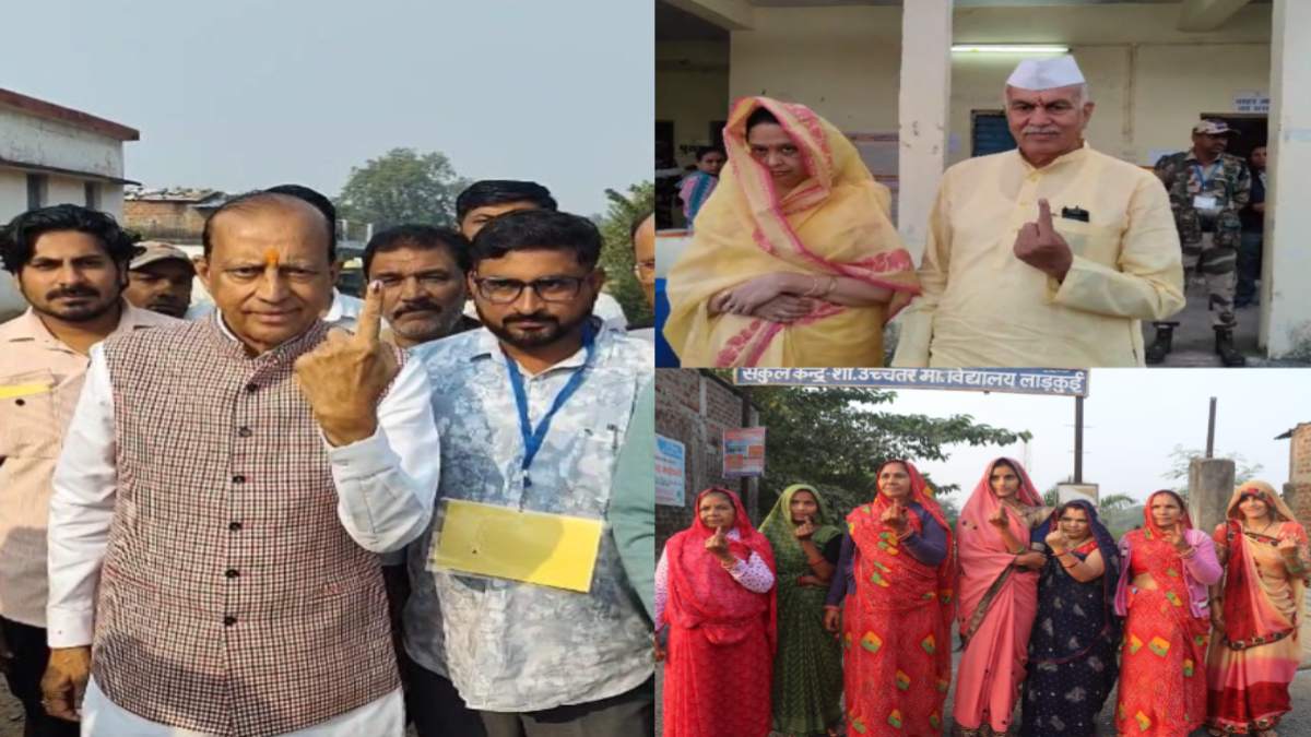 MP By-election 2024: बुधनी में पोलिंग बूथों पर लगी लंबी लाइन, बीजेपी और कांग्रेस प्रत्याशी ने किया मतदान, जीत का किया दावा