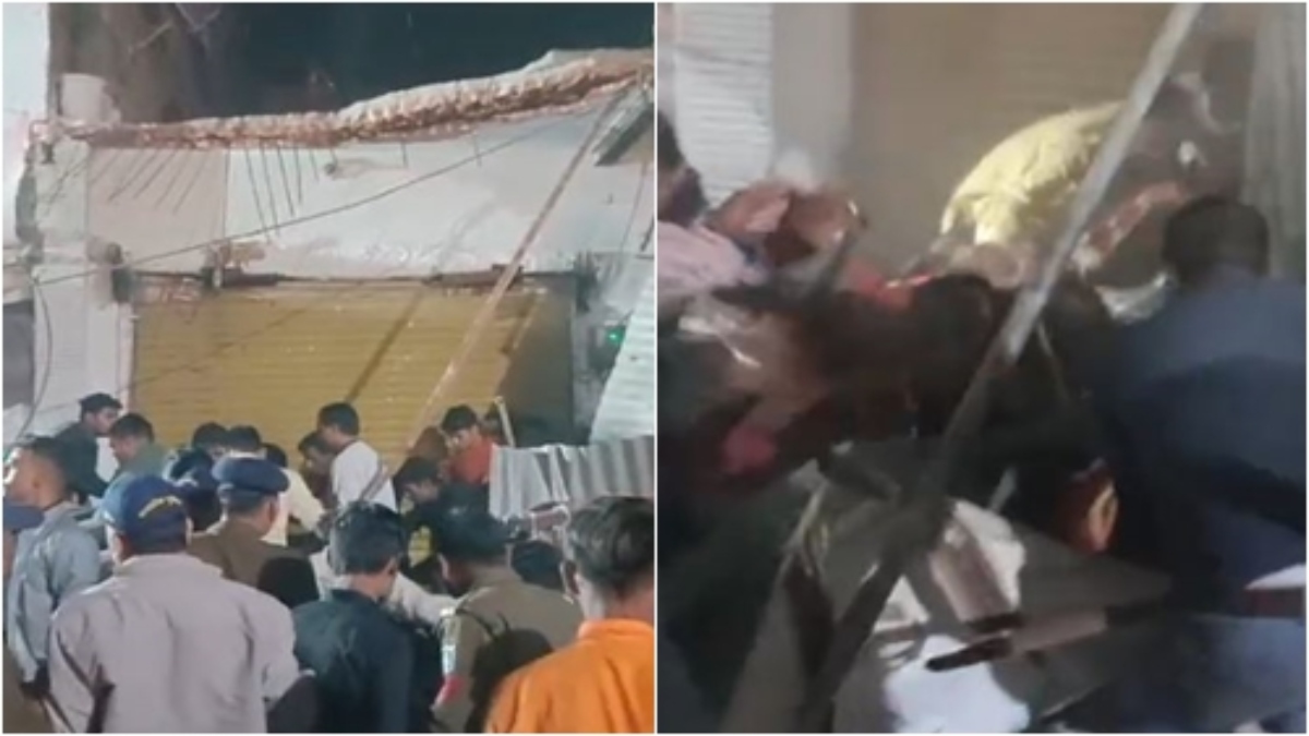 BIG BREAKING: पं. धीरेंद्र शास्त्री की हिंदू एकता पदयात्रा के दौरान बड़ा हादसा, छत का छज्जा गिरने से कई महिलाएं घायल 