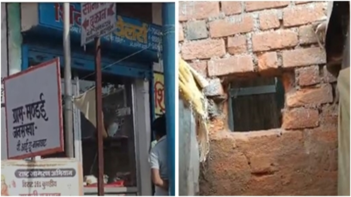दीवार तोड़कर ज्वेलरी शॉप में घुसे चोर: आभूषण और चांदी से बनी चीजों पर किया हाथ साफ, CCTV खंगाल रही पुलिस  