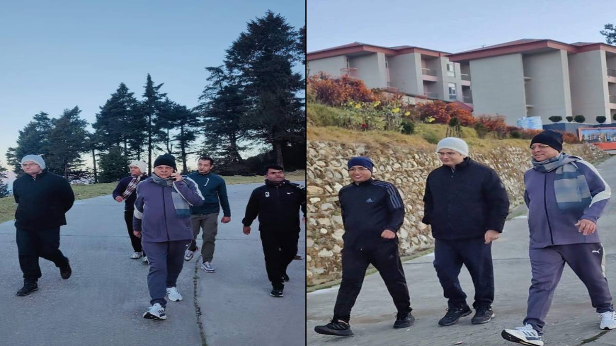 मॉर्निंग वॉक पर निकले सीएम धामी: लोगों से की मुलाकात, बद्रीनाथ मास्टर प्लान के कार्यों का लिया जायजा, अधिकारियों को दिए ये निर्देश