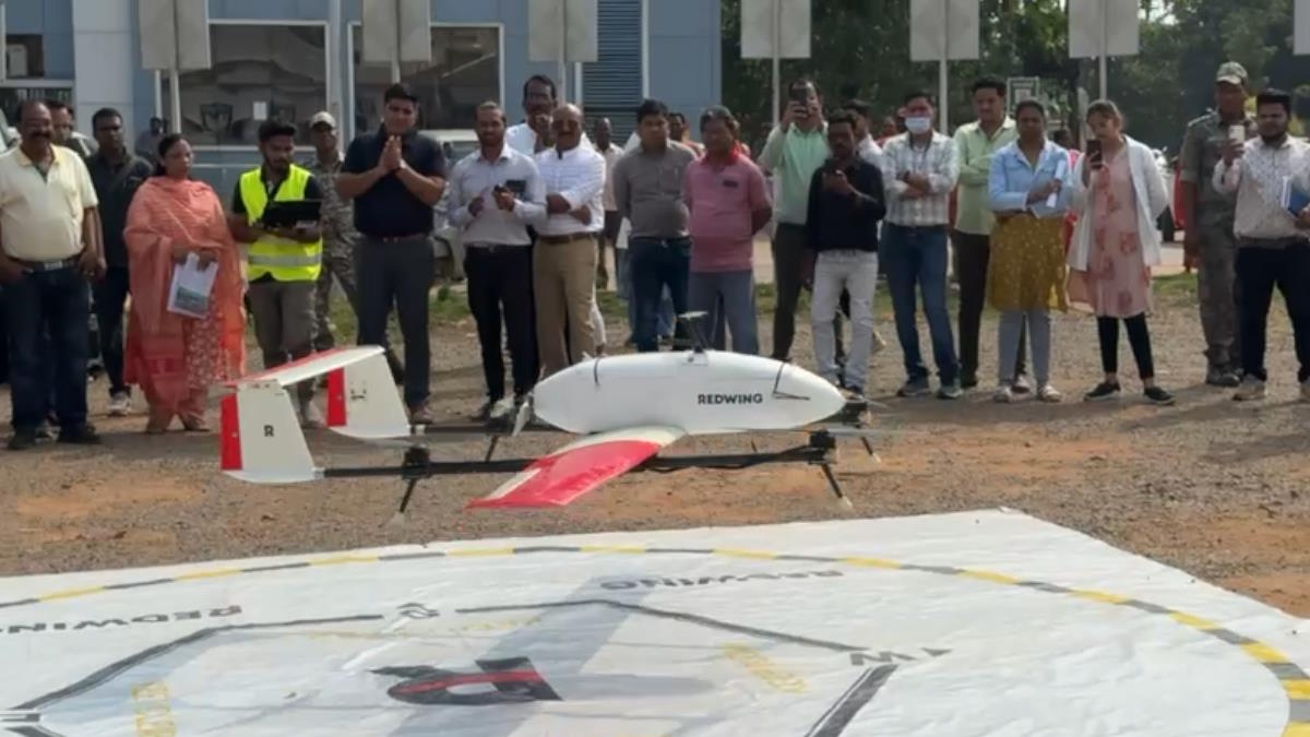 ड्रोन से भेजी गई दवाई, नक्सल प्रभावित क्षेत्रों में बेहतर स्वास्थ्य सेवा मुहैया कराने की दिशा में बड़ा कदम…