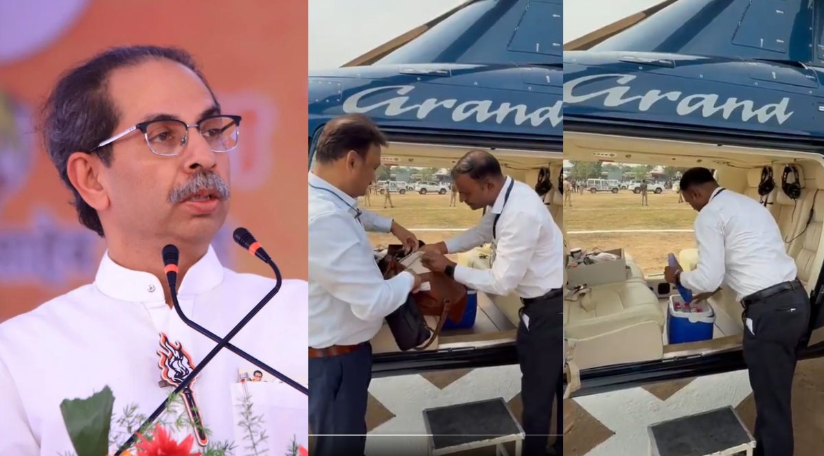 हेलीकॉप्टर से उतरते ही EC ने उद्धव ठाकरे का बैग चेक किया, भड़के ठाकरे बोले- जो खोलना है खोलो, फिर मैं खोलूंगा तो…’,