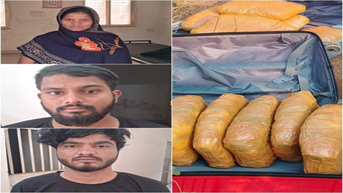 लेडी गांजा तस्कर समेत 3 गिरफ्तार: आरोपियों के पास से 21 किलो अवैध मादक पदार्थ जब्त, ग्वालियर पुलिस ने की कार्रवाई    