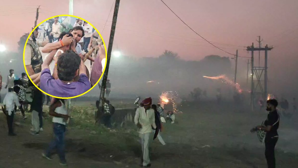 इंदौर में कलंगी और तुर्रा के बीच हुआ अग्नियुद्ध: एक-दूसरे पर फेंके जलते हुए हिंगोट, 15 लोग घायल