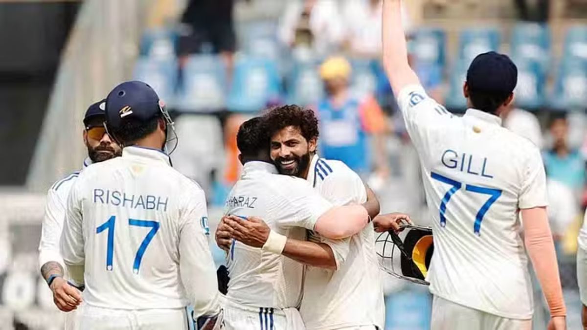 IND vs NZ 3rd Test: मुंबई टेस्ट में न्यूजीलैंड की पारी 235 पर सिमटी, रवींद्र जडेजा ने 5 और वाशिंगटन सुंदर ने झटके 4 विकेट