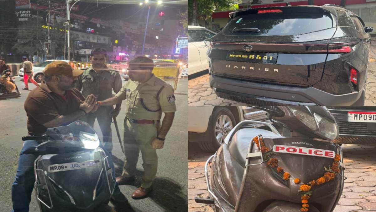 ‘भाई-दादा पुलिस’ और ‘प्रेस’ इंदौर की सड़कों पर सरपट दौड़ रही बिना नंबर वाली गाड़ियां, पुलिस की कार्रवाई पर उठ रहे सवाल