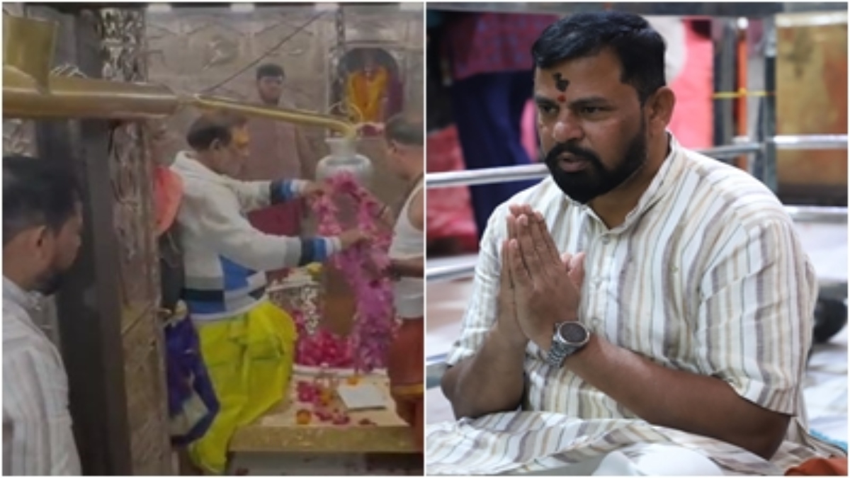 उज्जैन पहुंचे तेलंगाना के बीजेपी विधायक टी राजा: सीएम डॉ मोहन से की सर्वे की मांग, कहा- महाकाल मंदिर से 50 किमी दूर होना चाहिए मुस्लिमों की दुकान