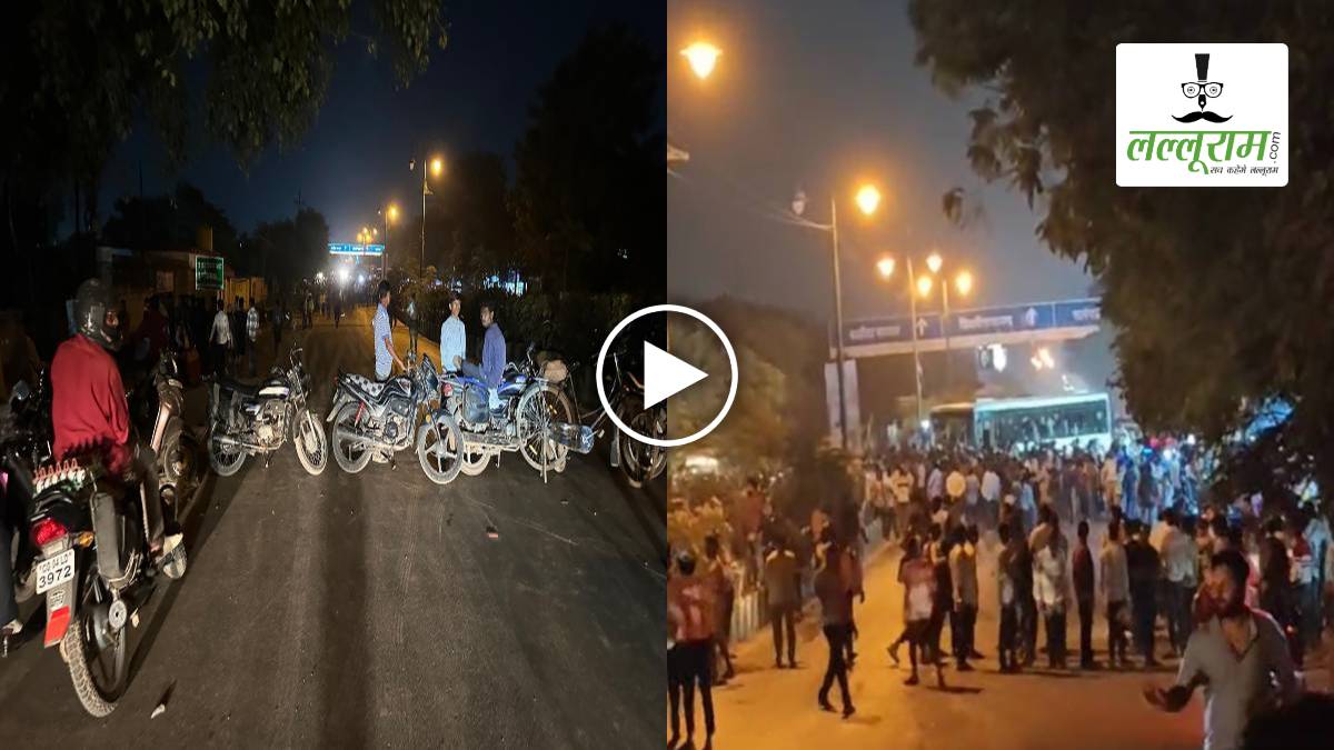 राजधानी में डबल मर्डर के बाद मचा बवाल: मृतक के परिजनों ने नेशनल हाइवे किया जाम, TI को निलंबित कर माफी मांगने की मांग पर अड़े, सड़क के दोनों तरफ वाहनों की लगी लंबी कतार