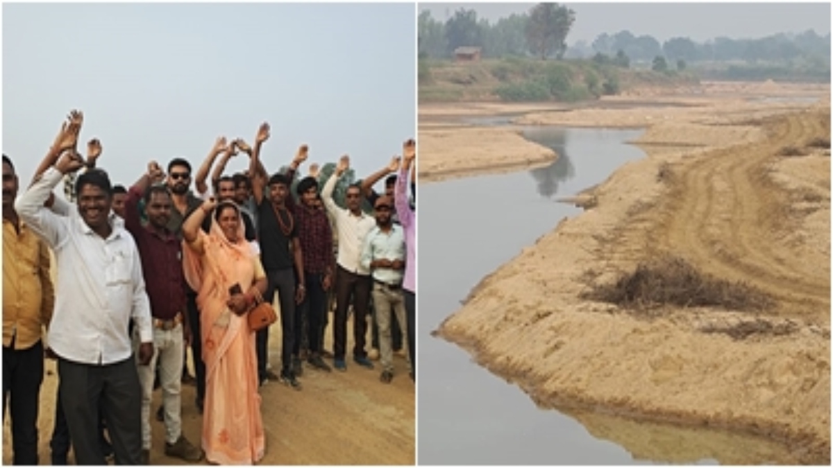 नेताओं के पेट में दर्द क्यों? रेत खदान के समर्थन में उतरे तीन पंचायतों के सरपंच व ग्रामीण, इस बात का जताया विरोध 