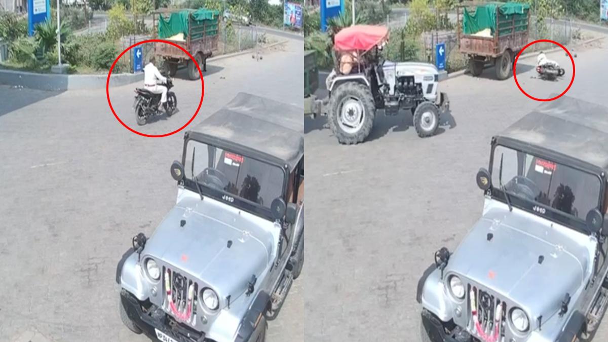 मौत का LIVE VIDEO: फ्यूल भरवाकर निकल रहा था SI, फिर गिरा तो दोबारा उठ न सका…