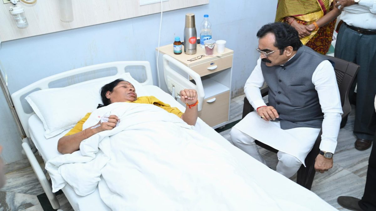 राज्यसभा सांसद की तबीयत बिगड़ी: अस्पताल में इलाज जारी, मंत्री राकेश सिंह ने मुलाकात कर जाना हालचाल