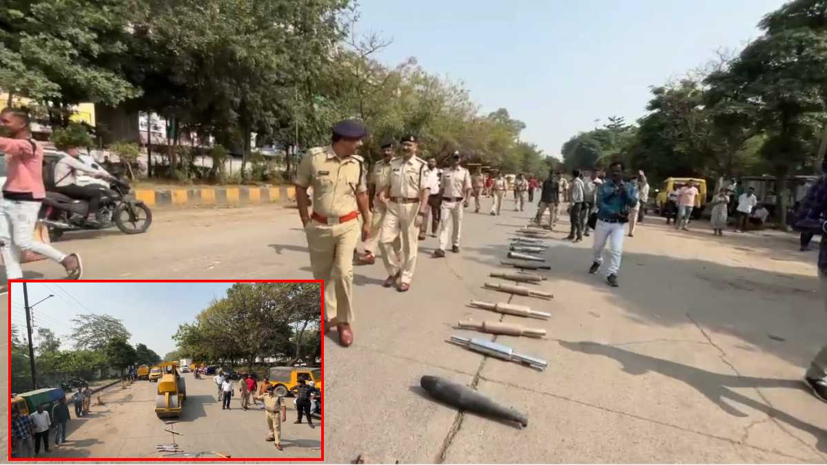 पुलिस की सख्त कार्रवाई: 500 से ज्यादा साइलेंसर को बुलडोजर से किए नष्ट, नियम तोड़ने वालों के काटे चालान