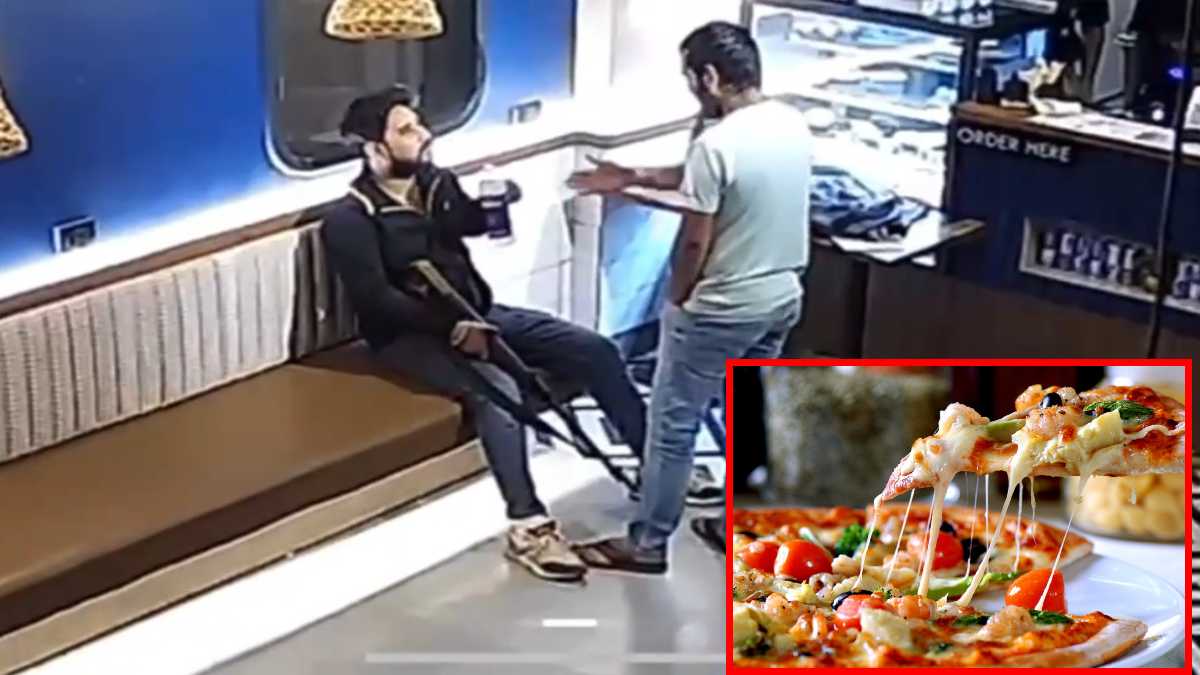 बंदूक की नोक पर ‘Pizza’ लेने पहुंचे दो युवक, मना करने पर की फायरिंग, CCTV में कैद