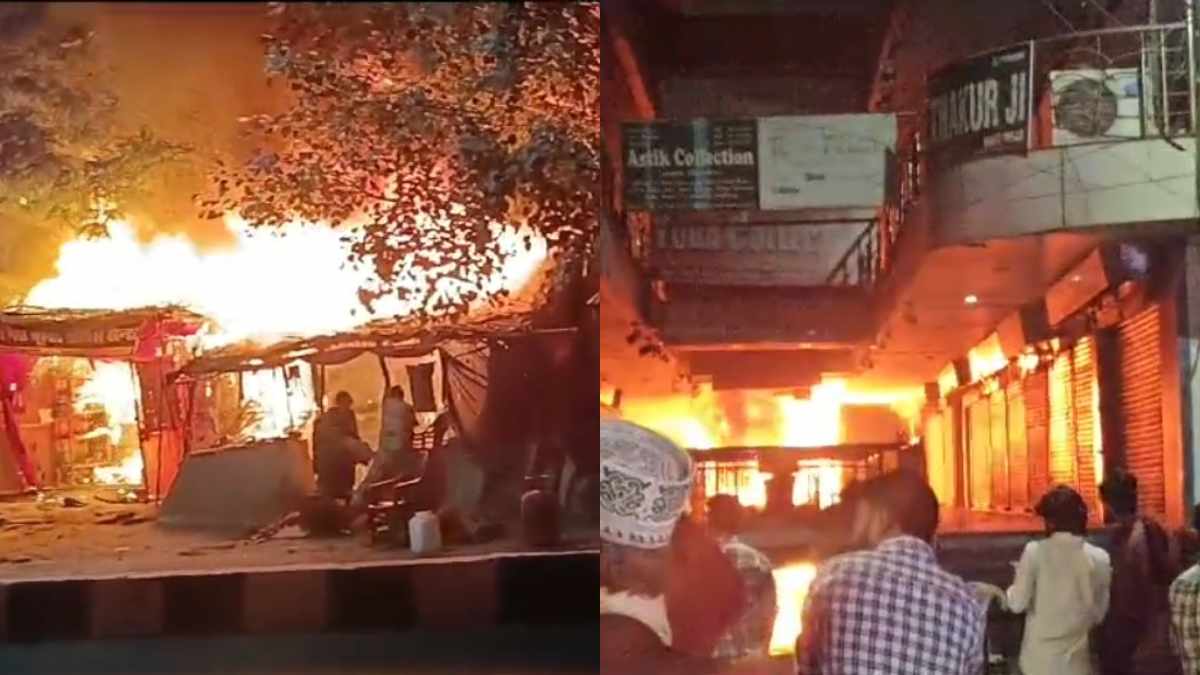 MP Fire News: चित्रकूट में पटाखों की तरह फूटे सिलेंडर, आधा दर्जन दुकान जल कर खाक, इधर ग्वालियर के सी-स्काई प्लाजा में लगी आग