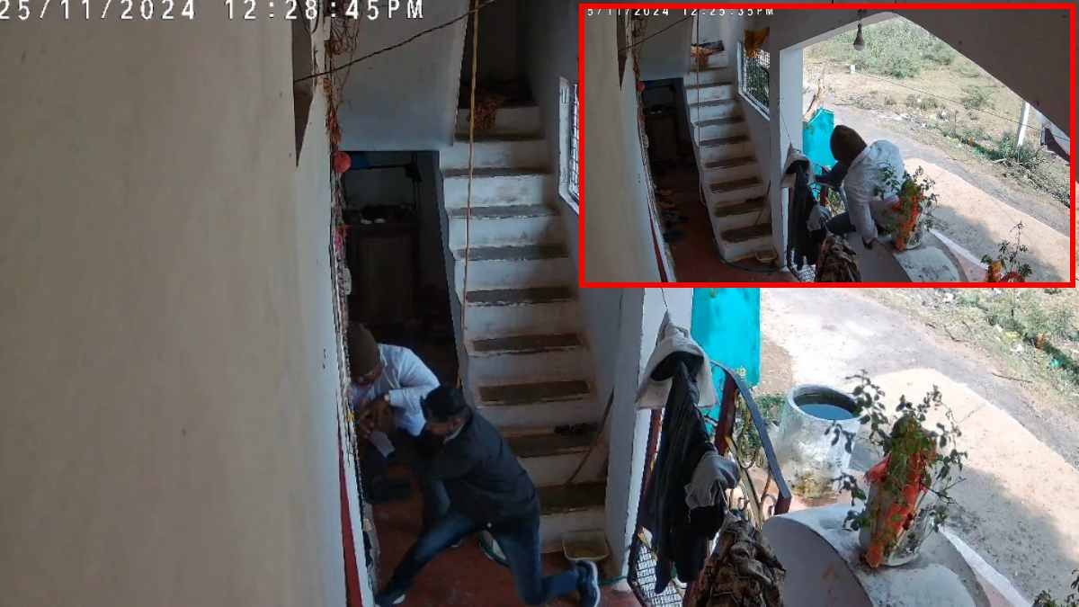 सूने घर में चोरों ने बोला धावा, सोने-चांदी के जेवरात और नगद लेकर फरार, CCTV में कैद हुए बदमाश