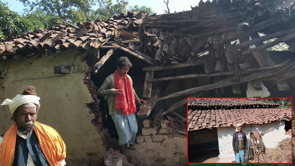 डिंडौरी में हाथियों का आतंक: देर रात गांव में मचाया तांडव, कई घरों को पहुंचाया नुकसान, दहशत में ग्रामीण