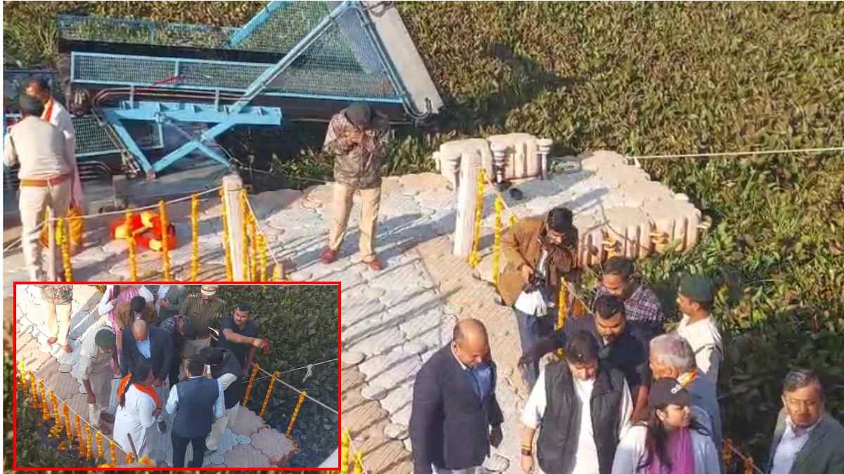 केंद्रीय मंत्री सिंधिया के कार्यक्रम में मधुमक्खियों का हमला: पत्रकार, पुलिस और सुरक्षाकर्मी घायल, जलकुंभी निकासी मशीन का उद्घाटन स्थगित