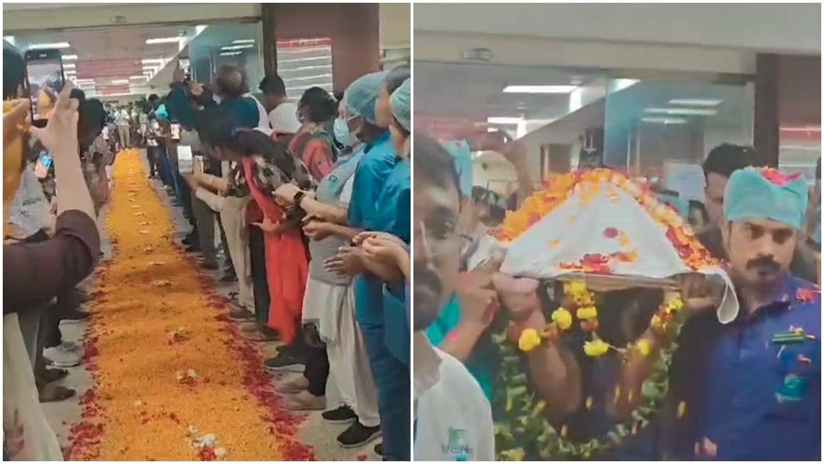तीन जिंदगियां बचाने थम गई राजधानी: भोपाल में बने दो ग्रीन कॉरिडोर, पिता के ब्रेन डेड होने पर पुत्र ने लिया अंगदान का फैसला, लिवर, दोनों किडनी और आंखें की गईं दान